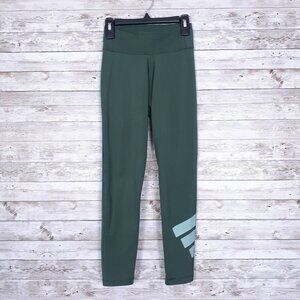 Adidas Aeroready Womens Workout Leggings XS Athletic Pants Green 453A